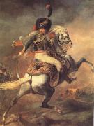 An Officer of the Imperial Horse Guards Charging (mk05) Theodore   Gericault